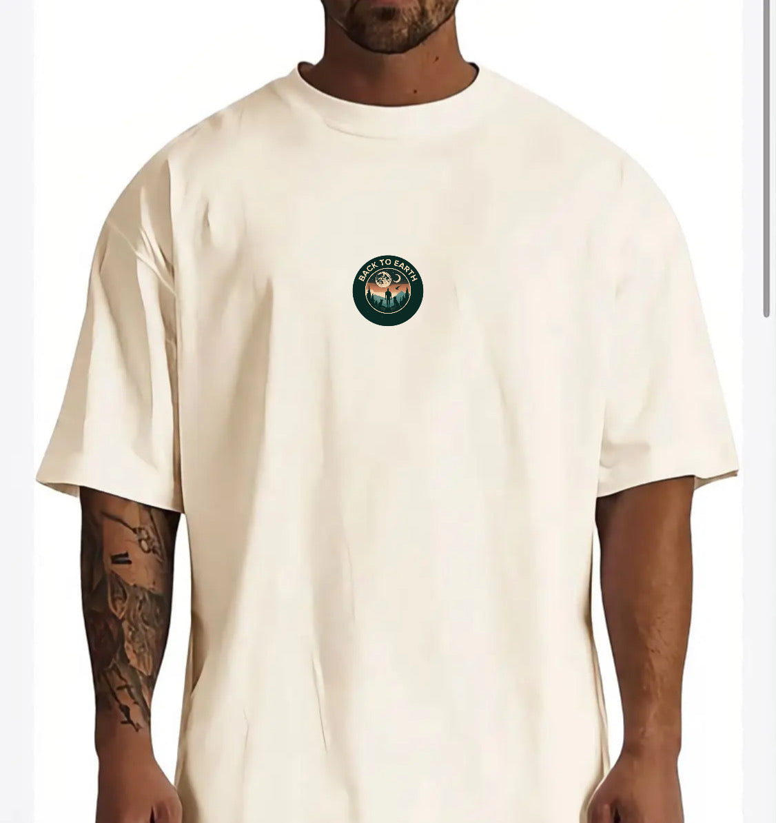 UniSex Back to Earth Oversize Shirt