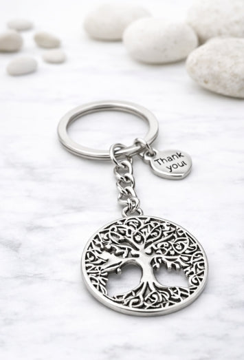 Back to Earth Tree of Life Keychain