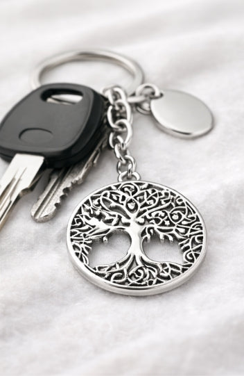 Back to Earth Tree of Life Keychain