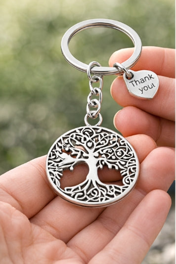 Back to Earth Tree of Life Keychain