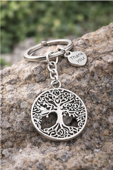 Back to Earth Tree of Life Keychain