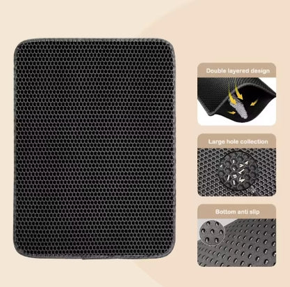 Premium Cat Litter Mat - Non-Slip & Waterproof