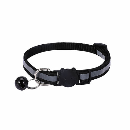 🐾 Reflective Cat Collar with Bell – Safe, Stylish & Adjustable