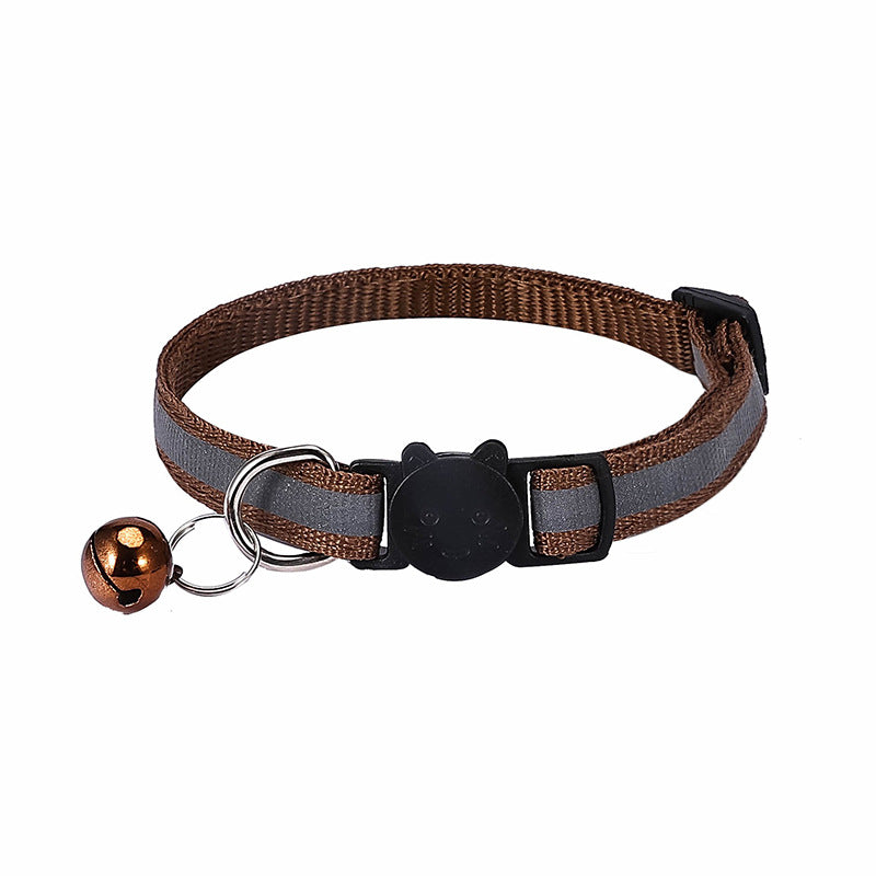 🐾 Reflective Cat Collar with Bell – Safe, Stylish & Adjustable