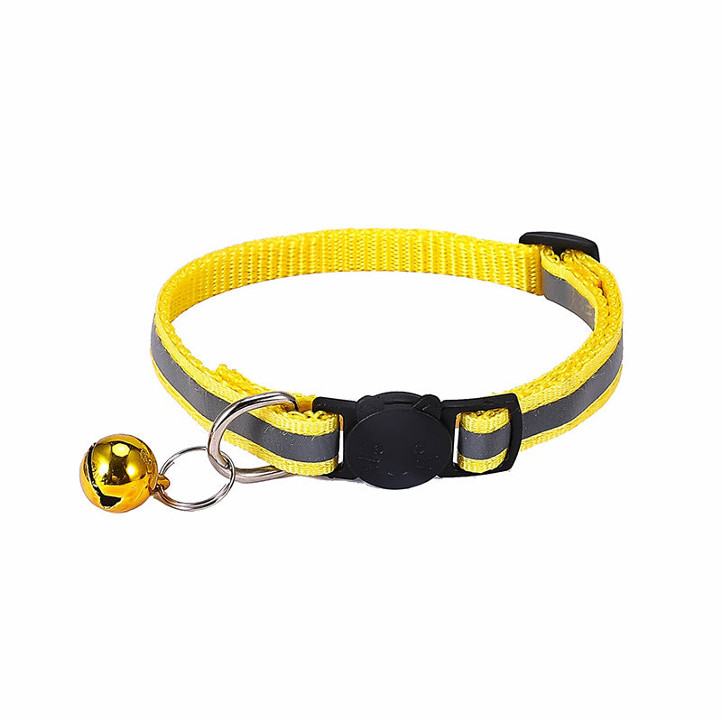🐾 Reflective Cat Collar with Bell – Safe, Stylish & Adjustable