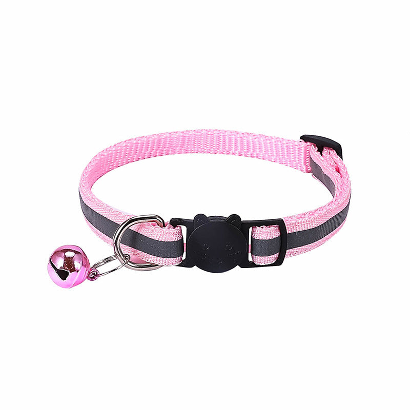 🐾 Reflective Cat Collar with Bell – Safe, Stylish & Adjustable