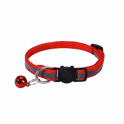 🐾 Reflective Cat Collar with Bell – Safe, Stylish & Adjustable