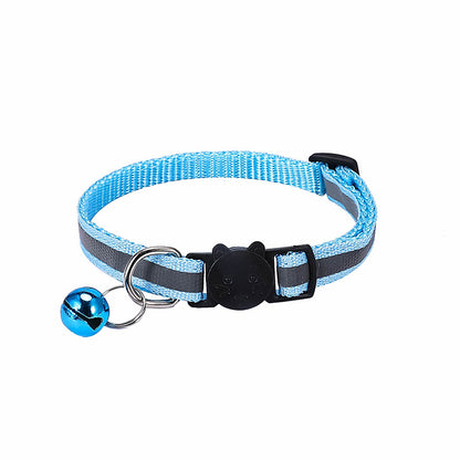 🐾 Reflective Cat Collar with Bell – Safe, Stylish & Adjustable