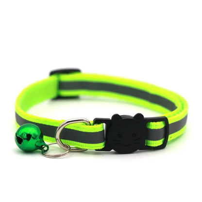 🐾 Reflective Cat Collar with Bell – Safe, Stylish & Adjustable